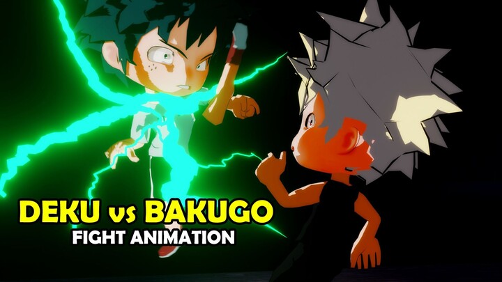 Deku vs Bakugo Fan Animation Chibi