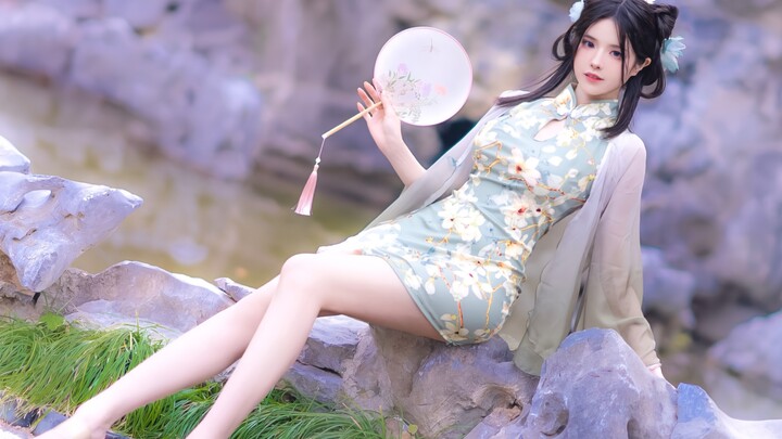 [Sing and dance] Sent to you·Cheongsam is really beautiful~ It's the Chinese style girl in my dream!