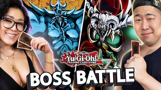 Wicked Gods vs Egyptian Gods! ULTIMATE BOSS BATTLE! Dreadroot vs Obelisk in Yu Gi Oh Master Duel
