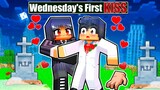 Wednesday's KISS AARON in Minecraft!