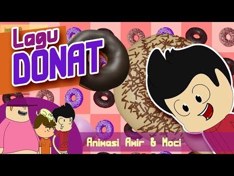 Kartun Lucu - Lagu Donat (Amir & Moci) - Animasi Indonesia