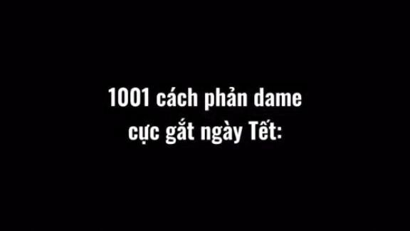 Lưu ý là ko nên làm vào ngày tết