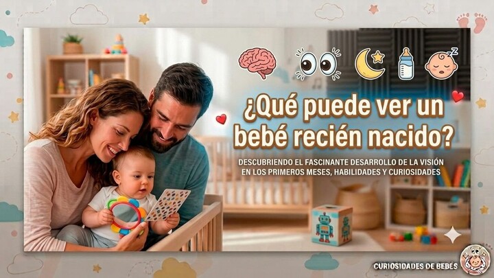 👶 ¿Qué puede ver un bebé recién nacido? 🐣🗨️👀