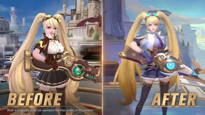 Perbedaan Hero MLBB Layla Yang Lama dan yang Baru