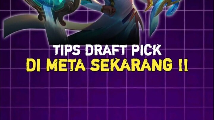 Tips draft pick buat kalian para solo player 😂#MLBBNEXT2025 #NEXTJagoanMabar #draftpickmlbb #mlbbin