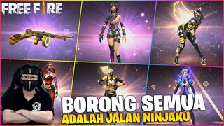 BORONG SEMUA ADALAH JALAN NINJAKU - NGABISIN SEMUA DIAMOND TANPA RAGU! FREE FIRE