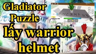 Cách giải Gladiator Puzzle để lấy Warrior Helmet trong Blox Piece - Blox Fruit
