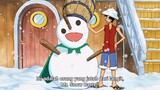 Luffy main salju