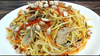 Cách làm Gỏi Xoài khô Cá Sặc đơn giản nhất của Hồng Thanh Food