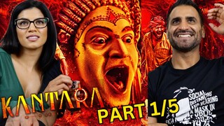 KANTARA Movie Reaction Part 1/5! | Rishab Shetty | Kishore Kumar G | Achyuth Kumar