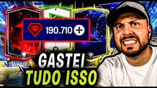 TENTEI de novo!! +190 mil jóias CHUVA de PACK open TOTY fc 24 mobile!!