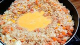 SIMPLE AND EASY RECIPE OF  FRIED RICE / LEFT OVER RICE RECIPE / HOW TO MAKE FRIED RICE / CHUBBYTITTA