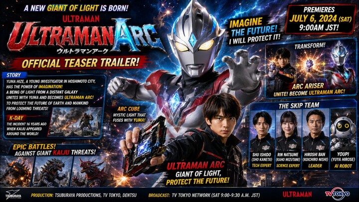 ULTRAMAN ARC – Official Teaser Trailer!