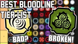 *NEWEST* The BEST Bloodlines Tier List | Shindo Life Tier List | Shindo Life Codes Roblox