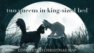 🌲Two queens in a king-sized bed🌲 COMPLETE warriors WLW christmas MAP