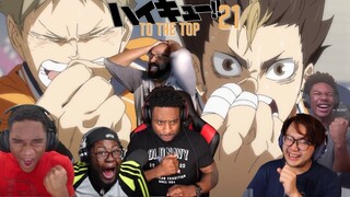 HERO ! HAIKYUU TO THE TOP SEASON 4 EPISODE 21 BEST REACTION COMPILATION