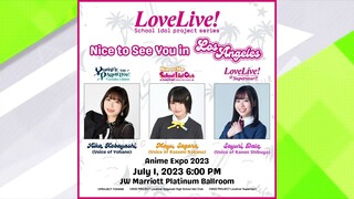 Love Live! Seiyuus coming to LA EXPO!
