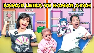 KAMAR LEIKA VS KAMAR AYAH 😍🥰 LEIKA GAGALIN AYAH DEKOR KAMAR LEXIE [TOCA BOCA INDONESIA]