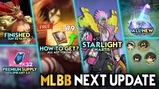 CLAIM 79 AOT TOKENS | MARTIS STARLIGHT | PREMIUM SUPPLY RELEASE DATE  - Mobile Legends #whatsnext