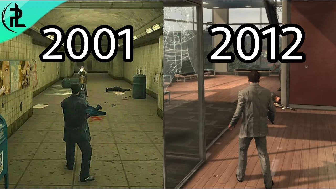 Max Payne Game Evolution 2001 - 2021 - BiliBili