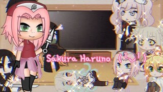 Anime girls react to each other [Sakura Haruno] Naruto Shippuden 4/9