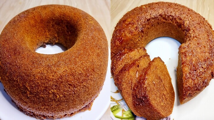 Resep Bolu Pisang Karamel Sarang Semut Lembut, Empuk Dan Sekali Buat Langsung Berhasil 100%