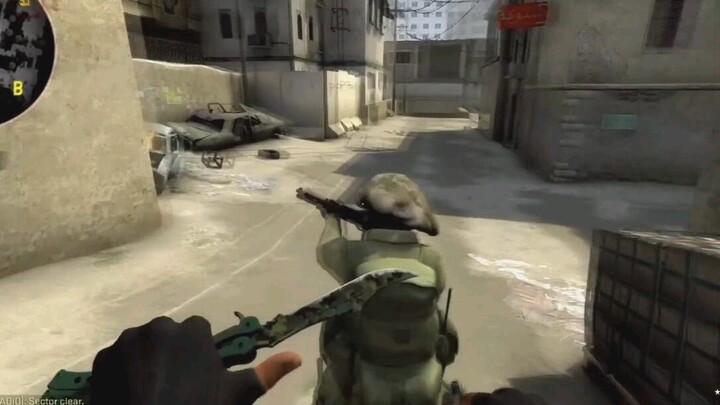 (1_Satu orang) Demonstrasi langsung versi asli CSGO, bukan pisau Butterfly