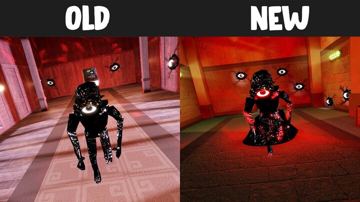Roblox DOORS Old Vs DOORS Floor 2 New  - Seek Run (Showcase)