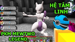 Vào Hang Thu Phục Pokemon Huyền Thoại MEWTWO Tâm Linh - Minecraft Pixelmon - Pokémon 3D Android Ios