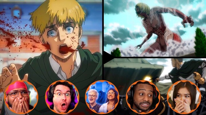 Survey Corps vs Yeagerist! Attack On Titan s4 ep26 Best Reaction compilation