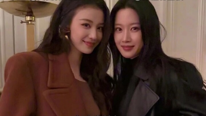 Cảm nhận trực quan khi sao nữ Trung Quốc và sao nữ Hàn Quốc xuất hiện cùng nhau, vẻ đẹp thực sự nổi 