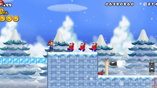 ใหม่ Super Mario All Stars HD Super Mario Bros 2 REMAKE 100% Mundo 4