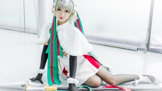 【Cos】 FGO Christmas Young Chastity Comic Show Trở lại Hình ảnh Đẹp