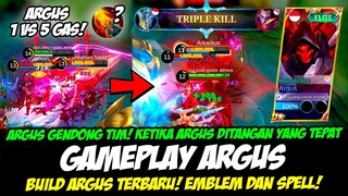 CARA MAIN ARGUS TERBARU + ARGUS EXP MVP❗ BUILD ARGUS TERSAKIT❗ TUTORIAL & GAMEPLAY ARGUS TOP GLOBAL