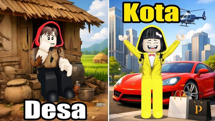 Yuta, Mio Dan Baby Celine Coba Hidup Di Desa Dan Di Kota  ROBLOX