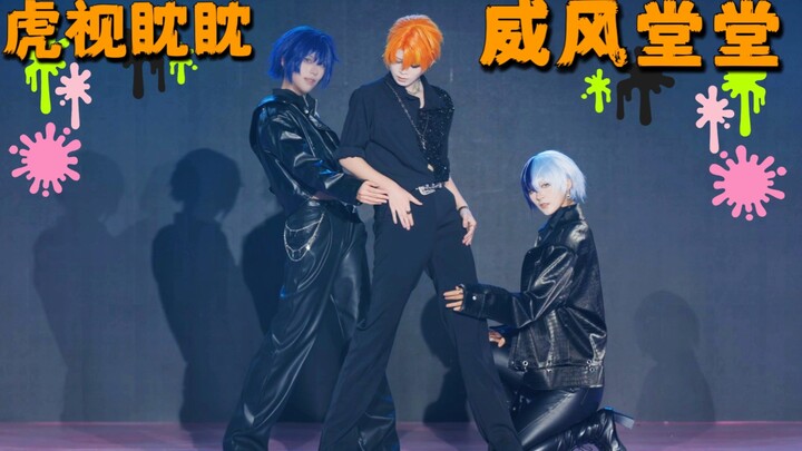 【PJSK】这是不消音就可以放的嘛-看似燃冬实则电灯泡 威风堂堂+虎视眈眈三人ver 10.1长沙萌卡舞台视频