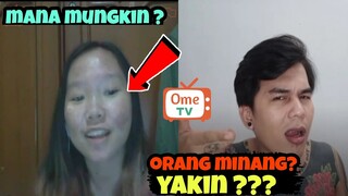 Masaan begini sih orang minang , ada ada aja || Ome TV Prank