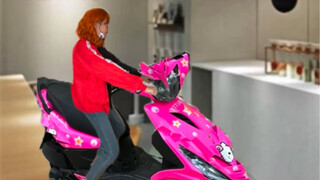 When I unexpectedly ran into a quirky girl at the milk tea shop