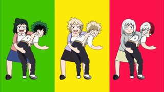 [Tiếng Anh của tôi/Viết tay/Midori Bakugo Todoroki] Anh hùng nhỏ xoa mông nhảy: hạnh phúc nhân ba!