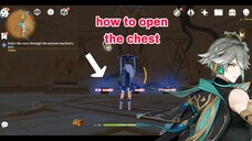 how to open chest Shafe Shatranj | Genshin Impact