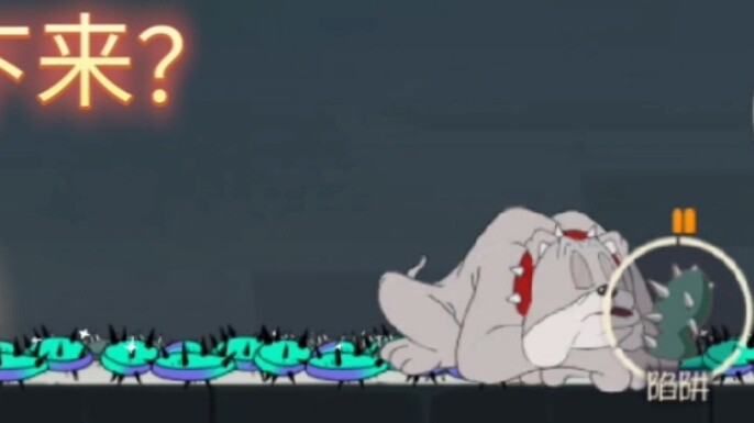 "Cat and Mouse Fighting Electronic Cricket Episode 19": Which cat characters can pass through a room