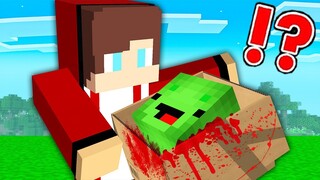 How JJ Found A Mikey’s HEAD in The Box? - in Minecraft Challange Maizen