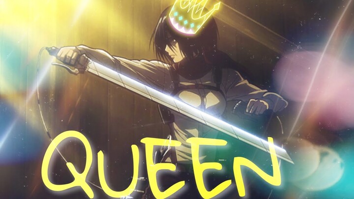 |AMV| — MIKASA ACKERMAN — QUEEN