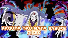 Kenapa sasuke tidak menggunakan kemampuan matanya untuk menghindar dari serangan kaguya ?