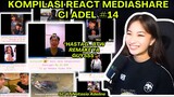 KOMPILASI REACT MEDIASHARE CI ADEL #14 "HASTAG BY THE WAY REMAKE" #adeline #reaction #viral #deankt