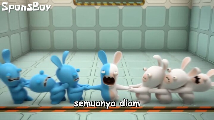 NGAKAK BANGET 🤣 YEL-YEL RABIT PUTIH DAN BIRU | DUBBING RABBIT INVASION