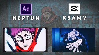 Capcut Vs After Effects [Anime edit] Jujutsu Kaisen | @neptun.  edit remake