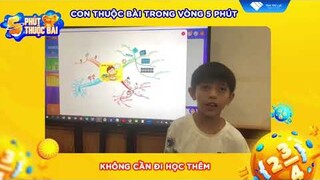 Chẳng cần phải đi học thêm mỗi ngày Nguyên Cường vẫn có thể thuộc bài chỉ trong 5 Phút