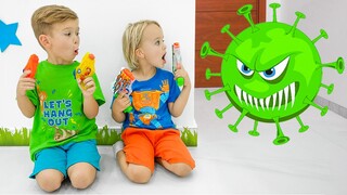 Vlad and Niki - Kids story about viruses | Stay healthy