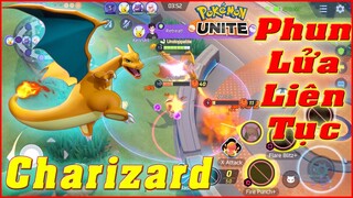 Pokémon UNITE: Charizard - Phong Cách Lao Vào Đấm Rồi Phun Lửa Khiến Các Pokemon Khác Sợ